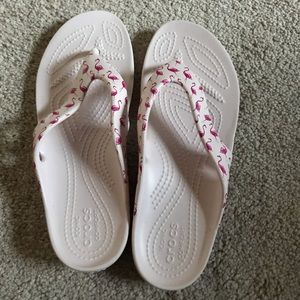 Croc flip flops